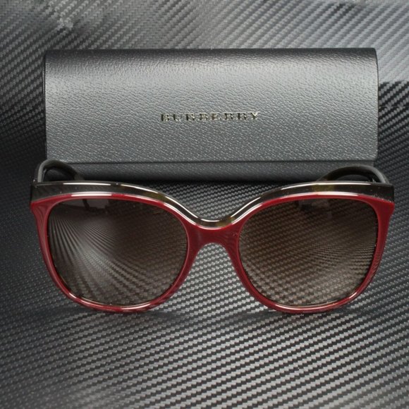 Burberry Red Accent 55mm Sunglasses